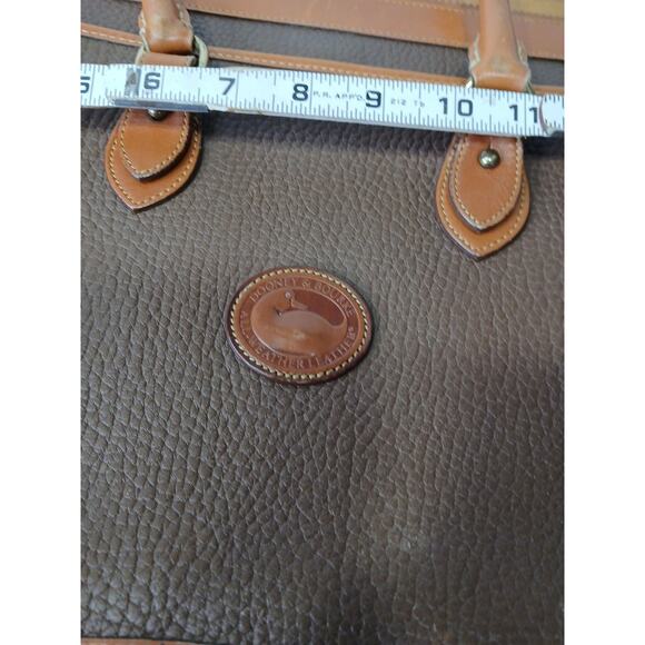 Dooney Bourke Vintage All-Weather Leather Briefcase Messenger Bag Used Good Cond - Picture 15 of 16